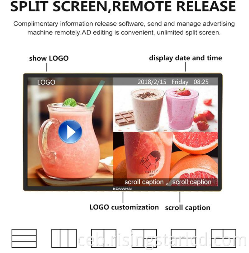 Doble nga Sided nga Display sa Window